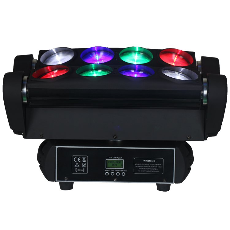 Songlites Spider 8PCS 10W RGBW 4in1 LED Beam Effect Moving Head Light SL-1031C-4IN1 Beam Effect Moving Head Light image8