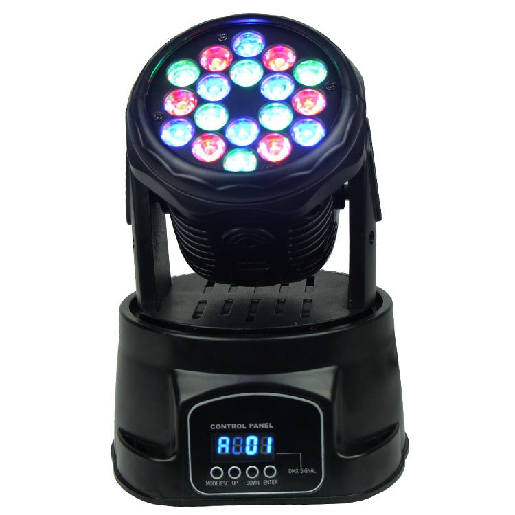 Songlites 18PCS 3W RGB Mini Wash Moving Head Light SL-1005 Wash Normal Moving Head Light image26