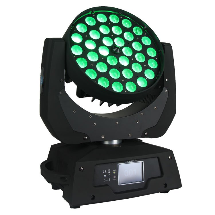 Songlites 36PCS 10W 4 In1 LED Wash Zoom Moving Head Light SL-1006B3 Wash Zoom Moving Head Light image14